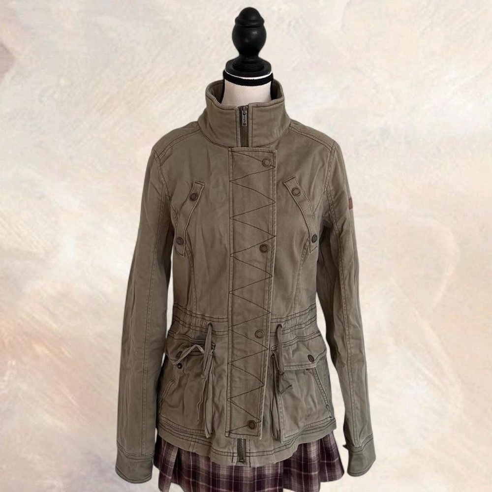 Hollister Khaki Cargo Jacket